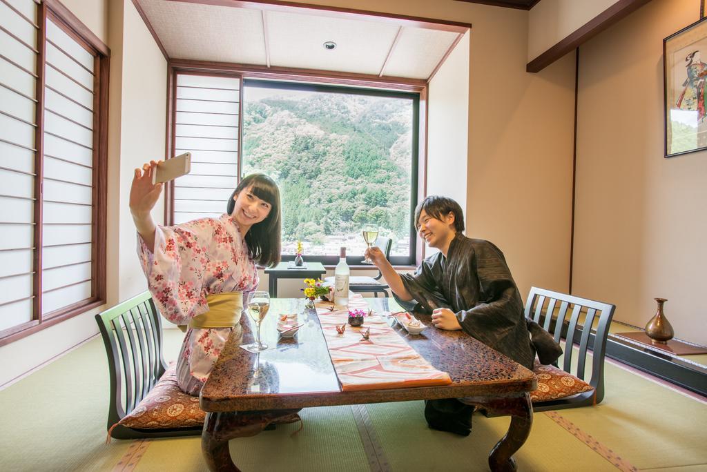 Yamamizuki Urara Tsutaya Hotel Кисо Стая снимка